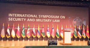 Presidente del Fuero Militar Policial participa en Simposio Internacional sobre Seguridad y Derecho Militar en la República de Corea