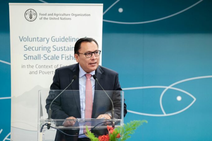 Ministro de la Producción resaltó aplicación de las directrices voluntarias para lograr la sostenibilidad de la pesca artesanal para el Perú durante evento de la FAO en Italia