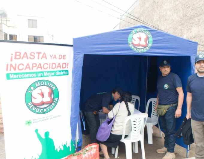 Se inicia proceso de revocatoria en La Molina