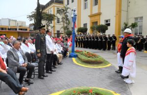 Derroche de fervor patriótico se vivió en el INSN en desfile por Fiestas Patrias
