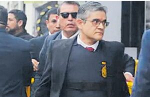 Fiscal Domingo Pérez llegó a juicio con chaleco antibalas