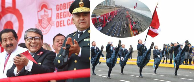 Desfile Regional del Callao por Fiestas Patrias convocó a miles de chalacos frente al mar
