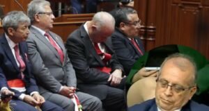 Canciller Javier González-Olaechea y Nicanor Boluarte se quedan dormidos en pleno discurso de Dina Boluarte por Fiestas Patrias