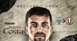 Gabriel Costa es el nuevo refuerzo de Universitario para el Clausura