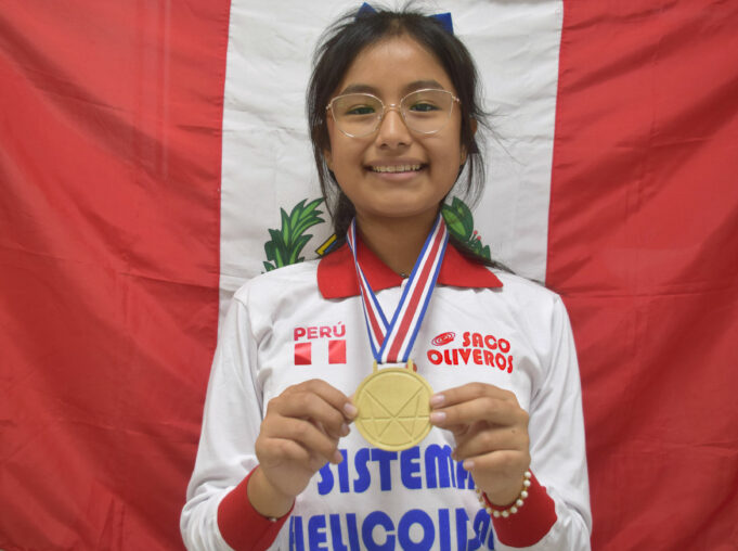 Orgullo peruano: escolar peruana gana tercer oro internacional en física y sueña con la NASA