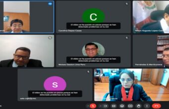 Poder Judicial: Autoridad Nacional de Control verificó que los juzgados tengan prendida sus cámaras en las audiencias