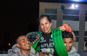 Jersey Torres: peleador ayacuchano se alza con Título Nacional de Kickboxing 2024 organizado por KICK1 y UNO MOTORS en Jesús María