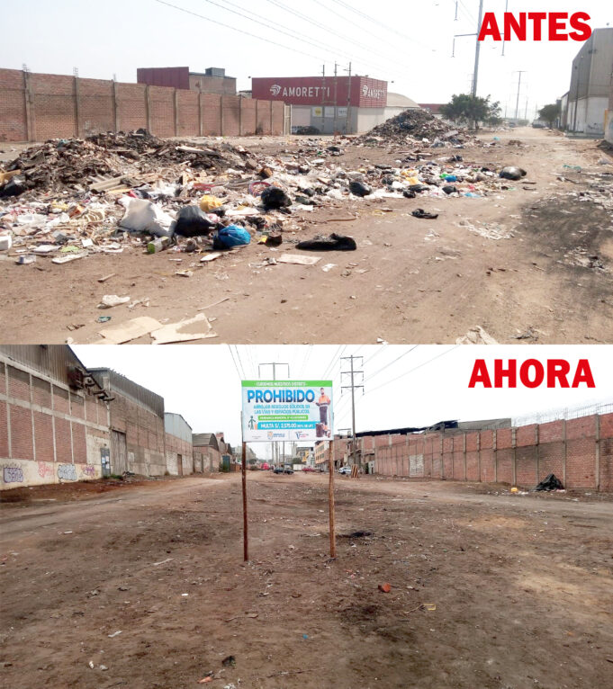 Limpian el Parque Industrial