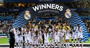 Real Madrid se llevó el primer título de la temporada al ganar la Supercopa de Europa