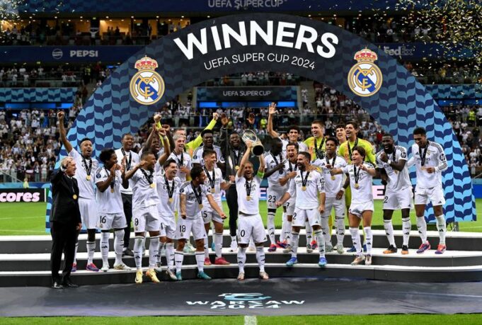Real Madrid se llevó el primer título de la temporada al ganar la Supercopa de Europa