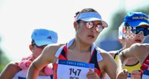 Evelyn Inga fue la peruana mejor ubicada en prueba de marcha 20 kilómetros de París 2024