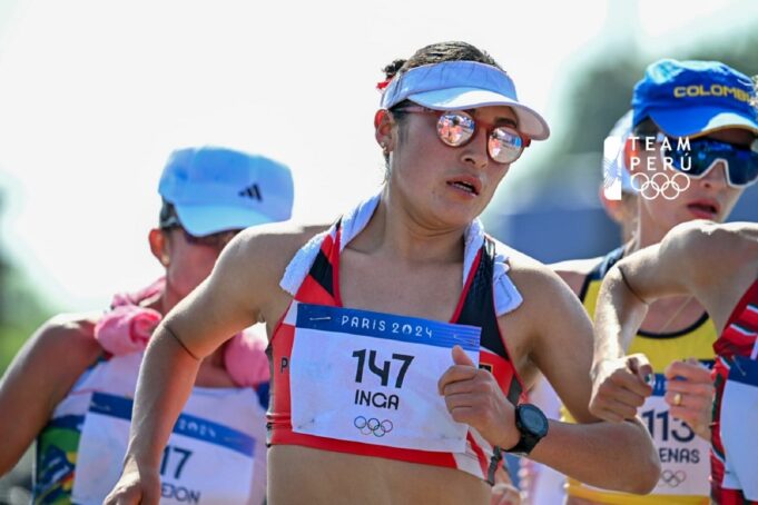 Evelyn Inga fue la peruana mejor ubicada en prueba de marcha 20 kilómetros de París 2024