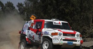 Beto Sánchez subió al podio y va fin de semana por el título en el Rally Ahuac en el Valle del Mantaro