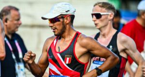 Luis Henry Campos ocupó el puesto 26 en la marcha atlética masculina