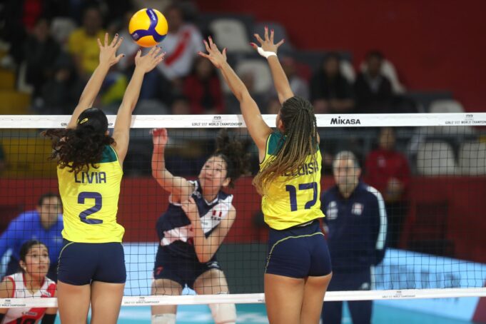 Perú terminó sexto en el Mundial Sub 17 de Voleibol al perder Brasil por 3 sets a 1