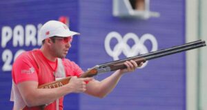 Nicolás Pacheco consiguió diploma olímpico al ubicarse sexto en la final del Skeet de Tiro