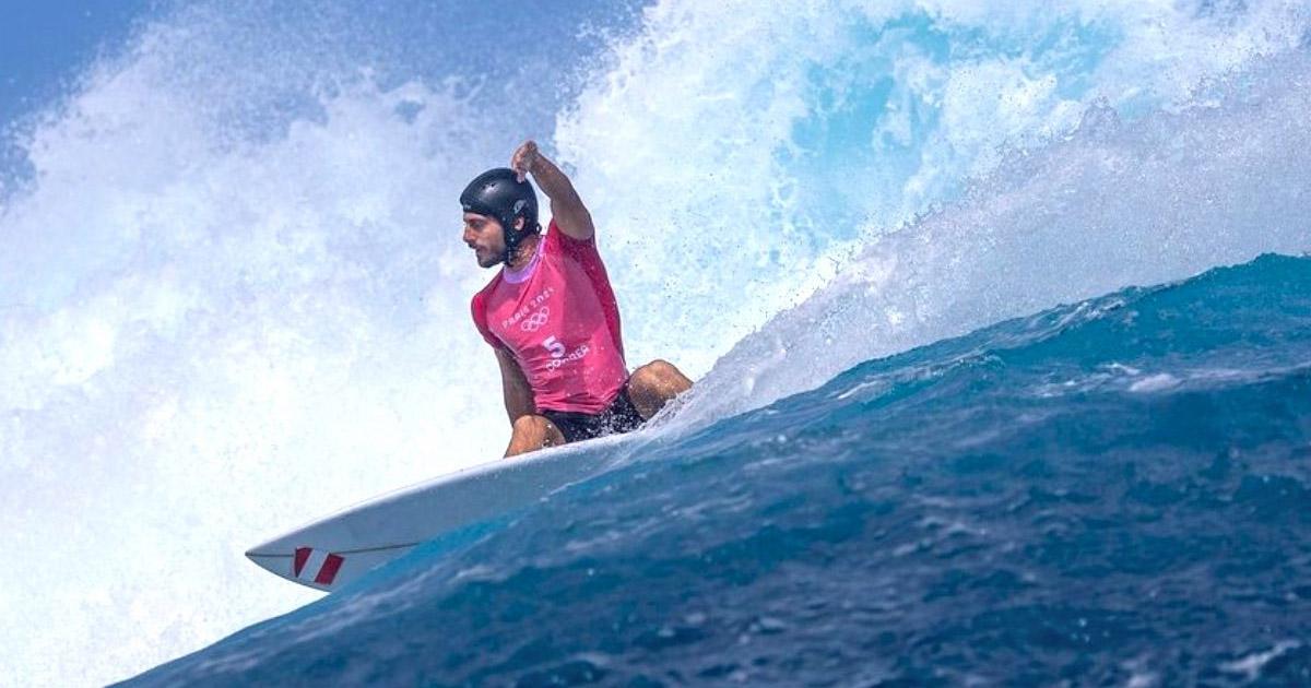 Alonso Correa logró un honroso cuarto lugar en el Surf de París 2024