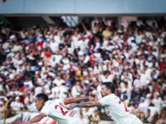 Álex Valera con su golazo salvó empate a Universitario con Sport Huancayo 1-1