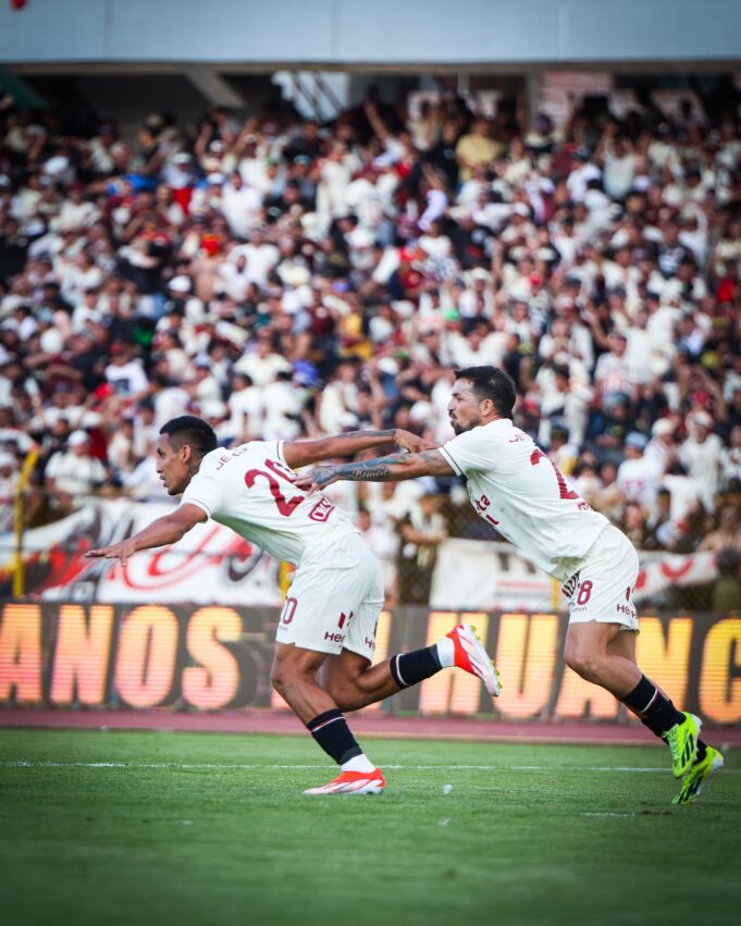 Álex Valera con su golazo salvó empate a Universitario con Sport Huancayo 1-1