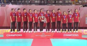China es campeón Mundial Sub 17 de Voleibol al vencer a Japón 3 sets a 0
