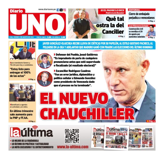 Edición del 2 de agosto de 2024