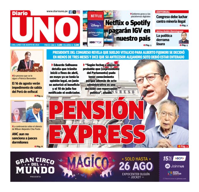 Edición del 5 de agosto de 2024