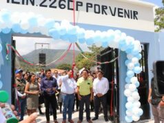 Gobernador Gilmer Horna inaugura nueva Institución Educativa Inicial en el Porvenir provincia de Bagua