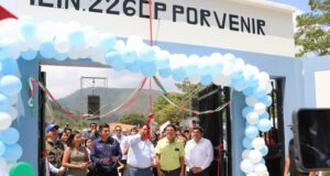 Gobernador Gilmer Horna inaugura nueva Institución Educativa Inicial en el Porvenir provincia de Bagua