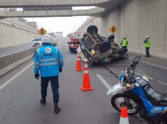 Serenos de Carmen de la Legua auxiliaron a ocupantes de accidente en la línea amarilla