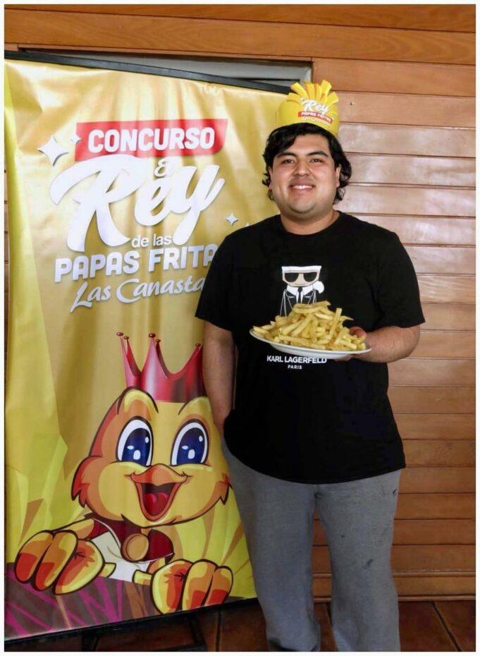 Las Canastas coronó a ‘El Rey de las Papas Fritas»