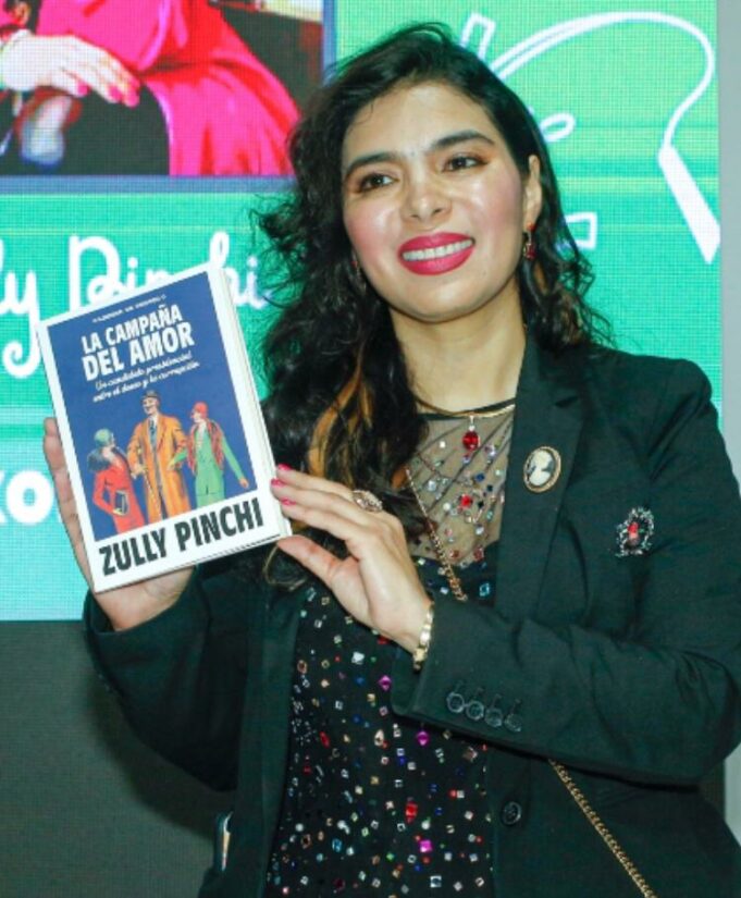 Zully Pinchi lanzó con rotundo éxito su séptimo libro » La Campaña del Amor»
