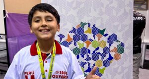 Orgullo peruano: Escolar de 11 años gana medalla para el Perú en el sudamericano de cubo rubik