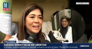 Sada Goray salió en libertad luego de fallo judicial de la Corte Suprema