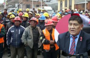 Pequeños mineros convocan a una gran movilización nacional