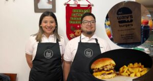 Jóvenes enamorados ahora sonlos «Reyes de las Hamburguesas»