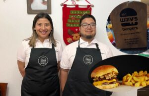 Jóvenes enamorados ahora sonlos «Reyes de las Hamburguesas»