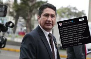 “Basta de persecución”: Cerrón afirma que sus cuentas bancarias son lícitas y exige devolución de su dinero