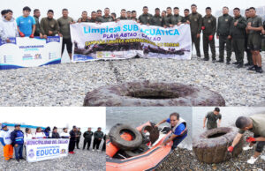 Limpiaron el mar del Callao