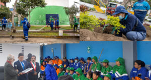 Contrarrestan la acumulación de basura con sembrado de áreas verdes