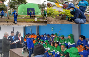 Contrarrestan la acumulación de basura con sembrado de áreas verdes