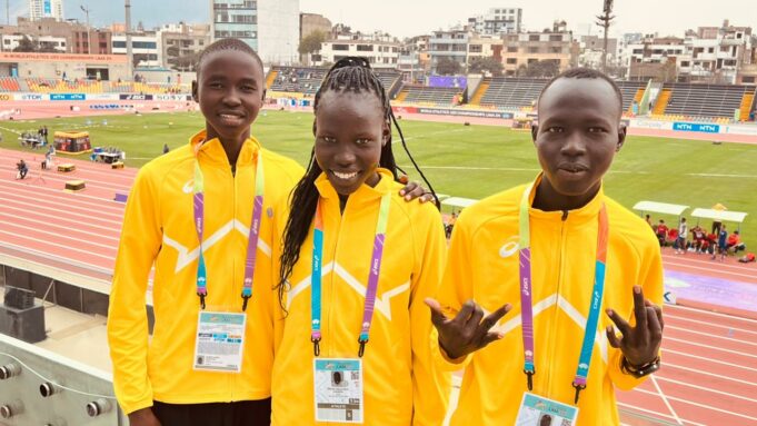 ACNUR recibe a atletas refugiados de Sudán del Sur que compitieron en el Mundial de Atletismo U20 en Lima