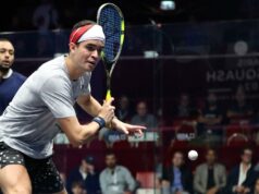 Diego Elías venció a egipcio Soliman y avanzó a cuartos de final del París Squash 2024