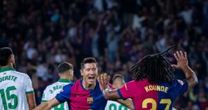 Barcelona le ganó al Getafe 1-0 y sigue firme en liderato de la Liga de España