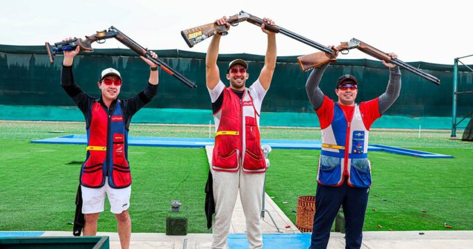 Nicolás Pacheco se proclamó campeón en Skeet del Sudamericano de Tiro