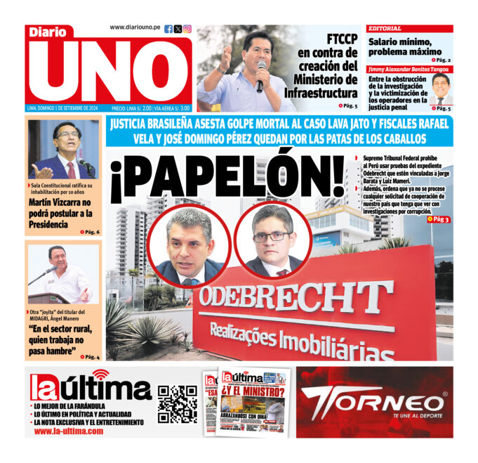 Edición del 1 de setiembre de 2024