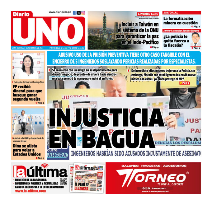 Edición del 8 de setiembre de 2024