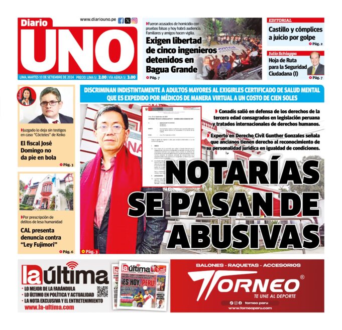 Edición del 10 de setiembre de 2024