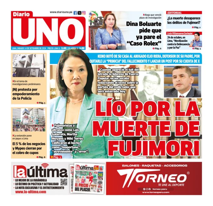 Edición del 14 de septiembre de 2024