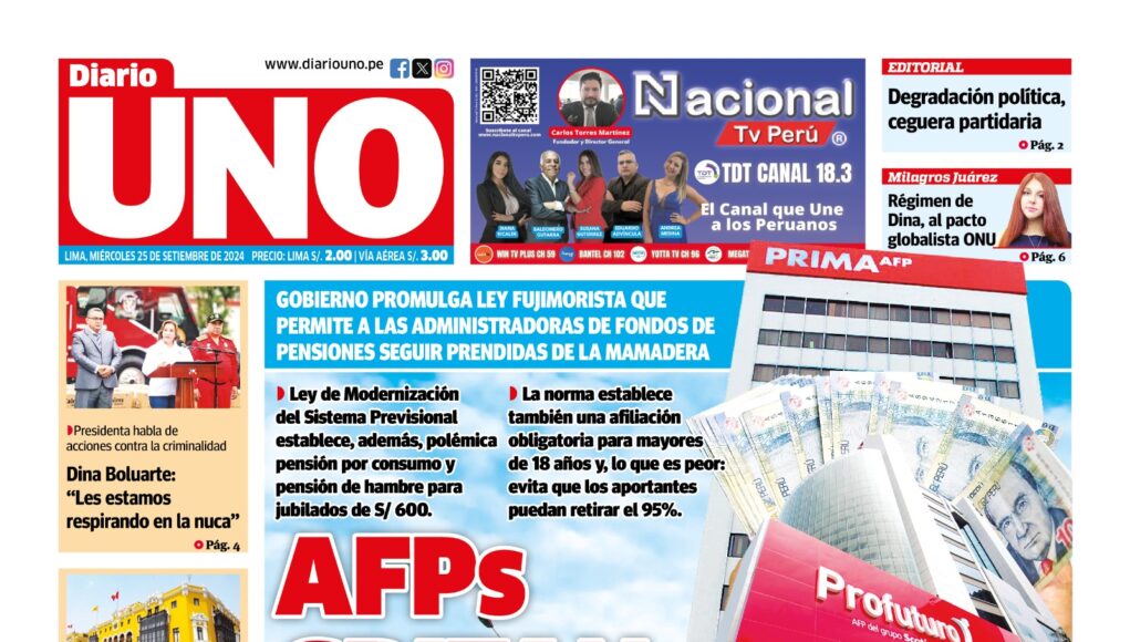 Edición del 25 de septiembre de 2024