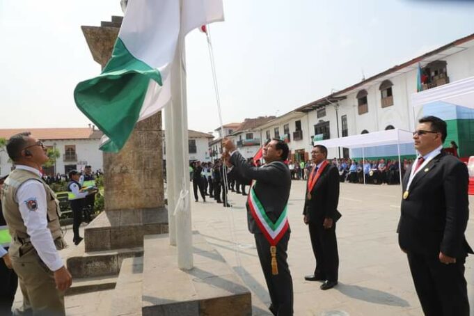 Homenaje a los 486.° Años de Fundación Española de la Ciudad de San Juan de la Frontera de los Chachapoyas